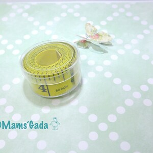 1 Metre to Couture Ribbon/ Seamstress's metre with his box image 5