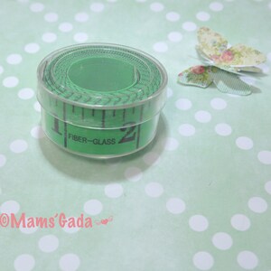 1 Metre to Couture Ribbon/ Seamstress's metre with his box image 7