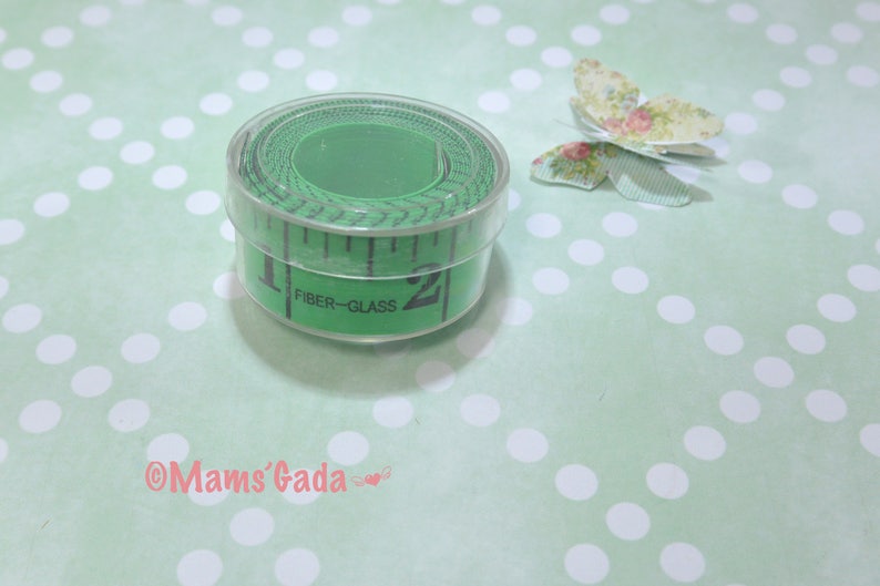 1 Metre to Couture Ribbon/ Seamstress's metre with his box image 7