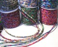 ROUND SPAGHETTI CORD Cotton Inca Ethnic Liberty Patterns ** 4 or 6 mm ** Sewing jewelry hair braid - sold by the meter product logo
