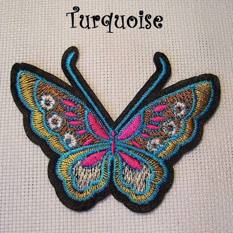 FLEUR de LYS ÉCUSSON PATCH BRODÉ thermocollant 3 x 11 cm AILES D/'ANGE