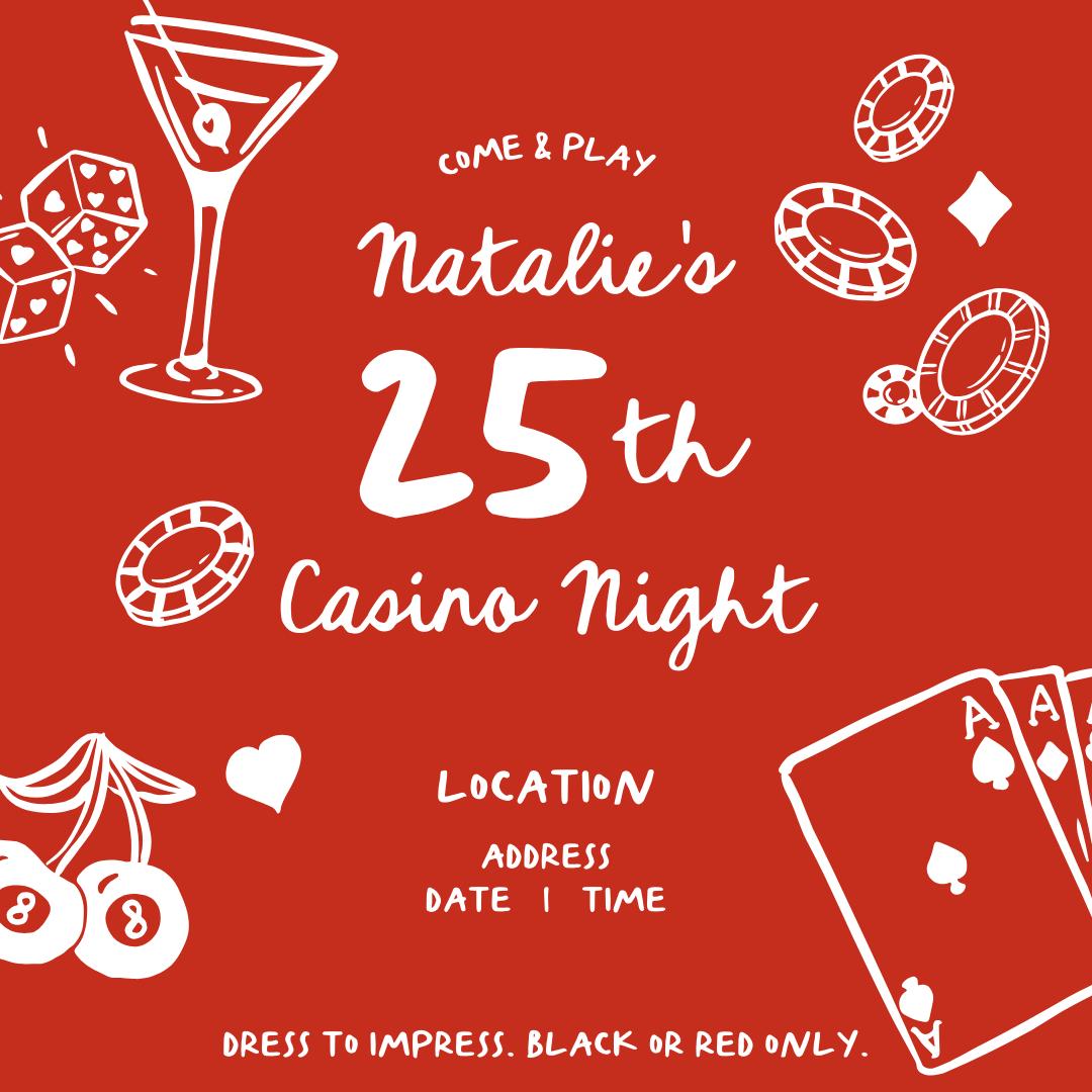 Casino Night Party - Etsy Casino Night Party - Etsy