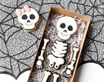 Halloween Build a Skeleton Cookie Cutter Set, Fondant and playdoh cutters too!