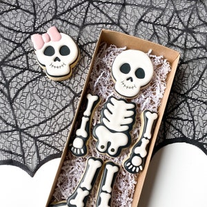 Halloween Build a Skeleton Cookie Cutter Set, Fondant and playdoh cutters too!