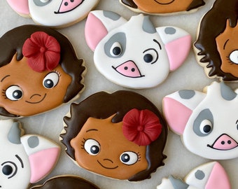 Moana Cookies Etsy Moana Cookies Etsy