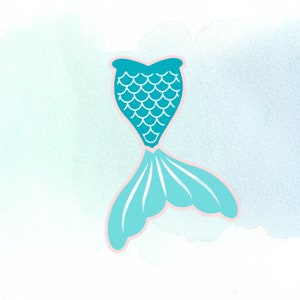 Mermaid Tail Cookie Cutter, Fondant and playdoh cutters too!