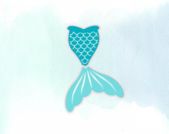 Mermaid Tail Cookie Cutter, Fondant and playdoh cutters too!