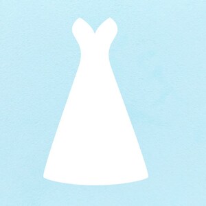 Sweetheart Dress 6 Cookie Cutters