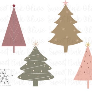 Christmas Tree Set #4 Cookie Cutters, Fondant and Playdoh cutters too! Build your own set