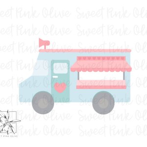 Ice Cream Truck Cookie Cutter, Fondant and playdoh cutters too! Build your own set