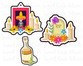 Halloween Skeleton Cookie Cutter, Dia de los Muertos, Fondant and playdoh cutters too