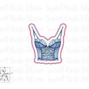 Swim or Bra Top #6 Cookie Cutter