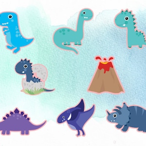 Dinosaur Cookie Cutters, Fondant and Playdoh cutters too! Build your own set