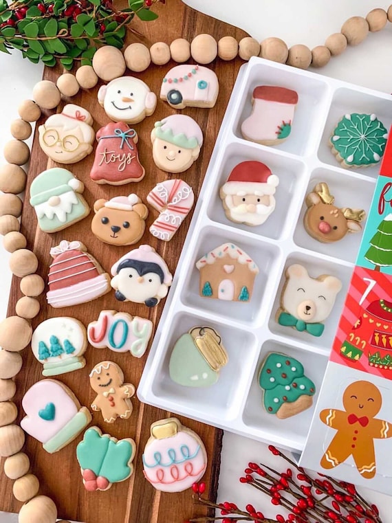 Advent Christmas Cookie Cutters. 24 Days of Christmas Great for Playdoh and Fondant Too Build Your Own Set Etsy Canada