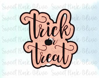 Halloween Trick or Treat Cookie Cutters, Build your own set, Fondant and playdoh cutters too!