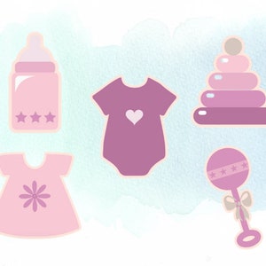 Baby Shower Cookie Cutter Set #1,  Build your own set!