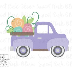 Easter Truck #6 Cookie Cutter, Build your own set, Fondant and playdoh cutters too!
