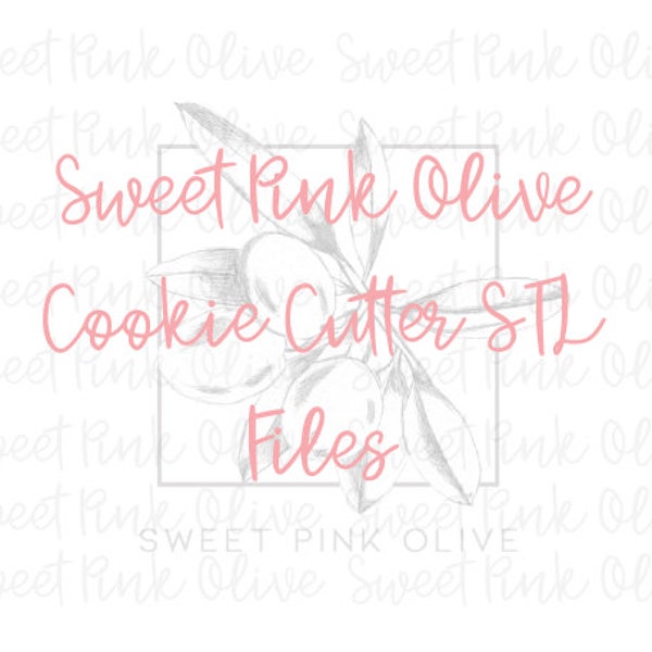 Cookie Cutter STL Files - 2 Files