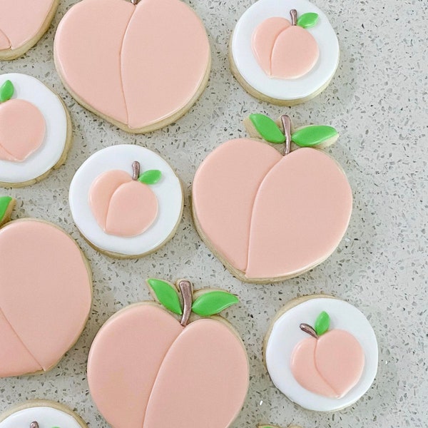 Peach Cookie Cutter, Fondant and playdoh cutters too! Build your own set
