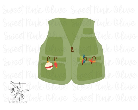 Fishing Vest Cookie Cutters, Great for Playdoh Play and Fondant Too Build  Your Own Set 