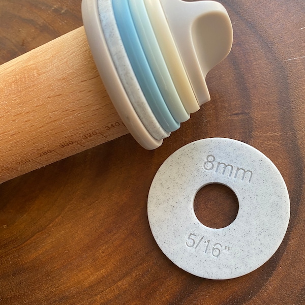 Jeu de guides de rouleau à pâtisserie de 8 mm, 5/16"