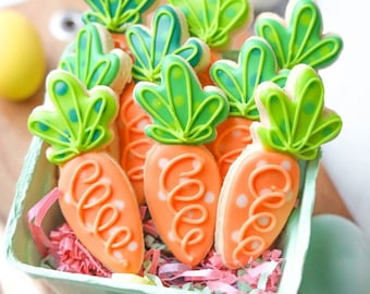 Carrot Cookie Cutters, Fondant and Playdoh cutters too! Build your own set