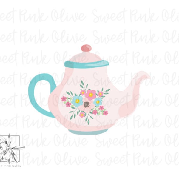 Teapot Cookie Etsy
