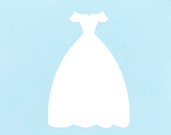Wedding Gown, Dress Cookie Cutters, Fondant and playdoh cutters too! - Dress 2