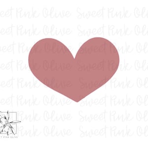 Chubby Heart Cookie Cutter, Build your own set, Fondant and playdoh cutters too!