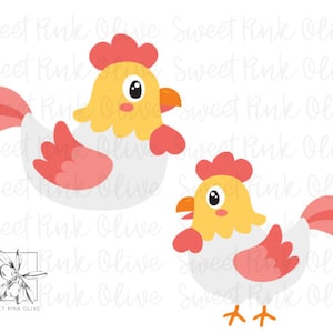Hen Cookie Cutters, Fondant and Playdoh cutters too! Build your own set