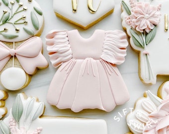 Marilyn Baby Dress Cookie Cutter