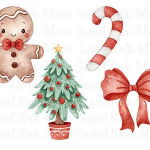 Gingerbread man, Candy Cane, Christmas Tree, Bow, Cookie Cutters, Fondant and Playdoh cutters too! Build your own set