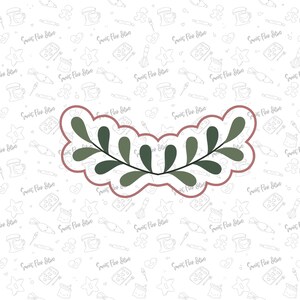 Double Eucalyptus Leaf Cookie Cutter