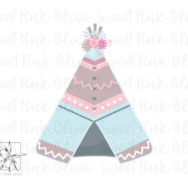 Boho Teepee / Tent #1 Cookie Cutter