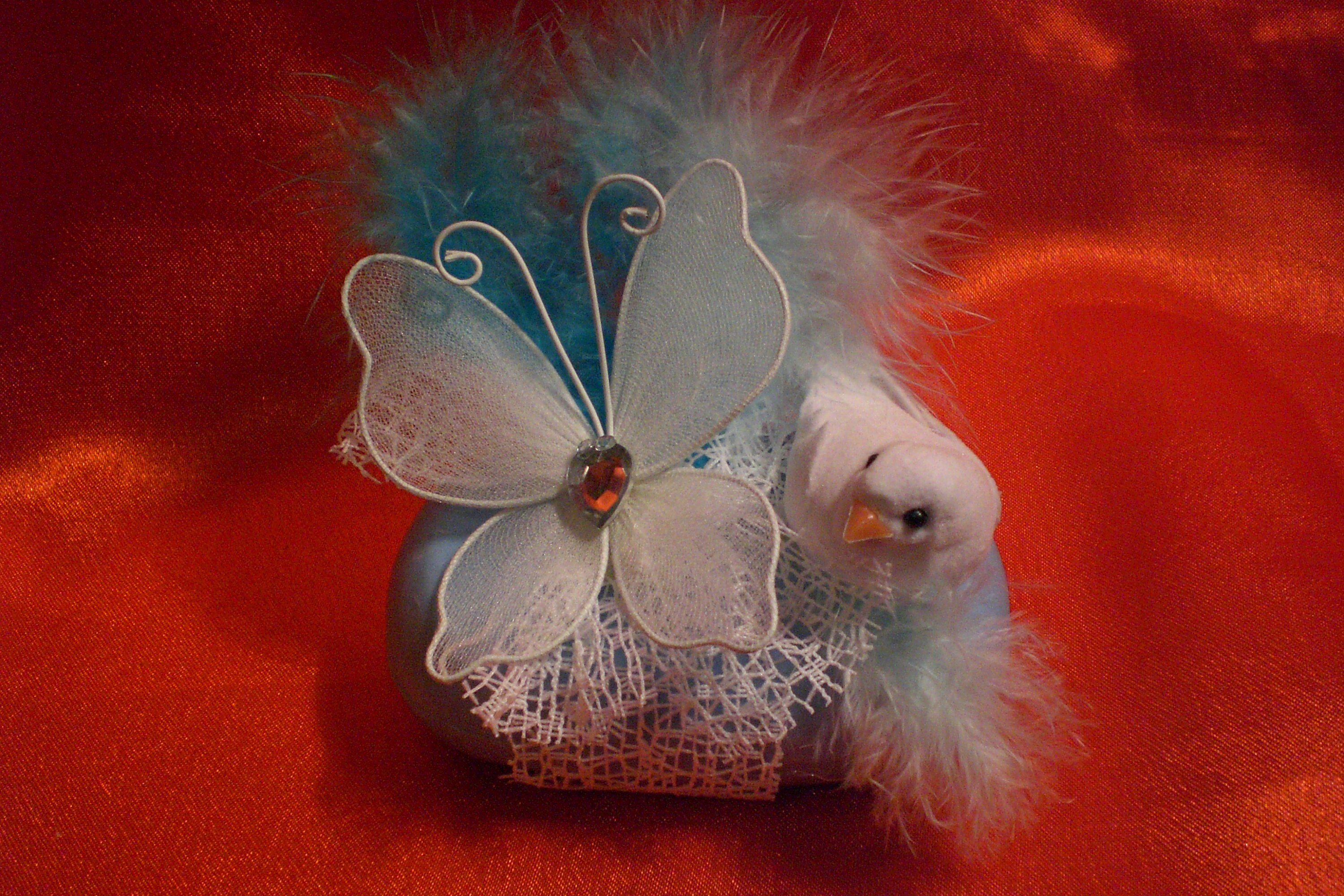 Beau Savon Décoré Originale Colombe