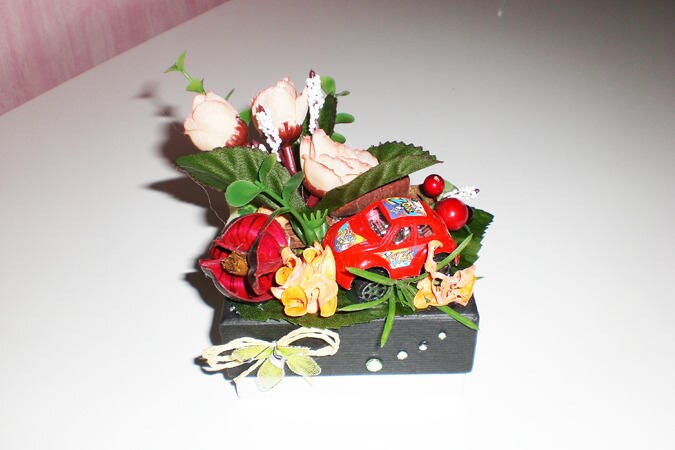 Boite Décorée 106 Noir Collection Voiture