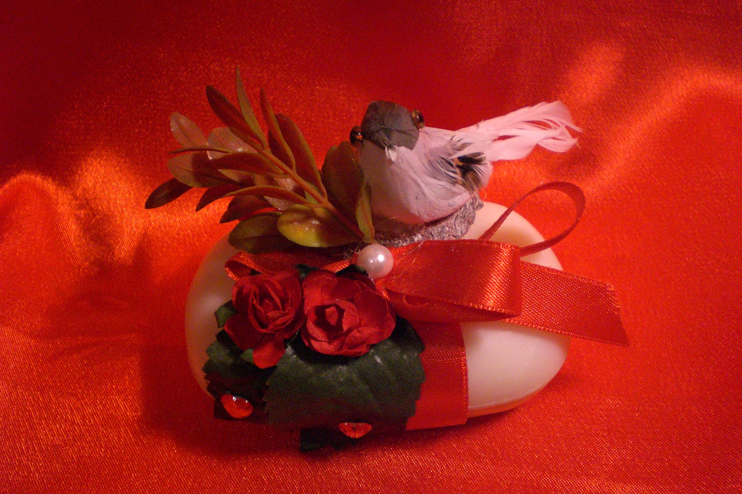 Beau Savon Décoré Originale Oiseau