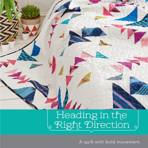 Heading in the Right Direction quilt pattern from Tied With a Ribbon