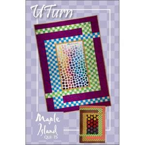 U Turn quilt pattern by Debbie bowles for Maple Island Quilts MIQ360