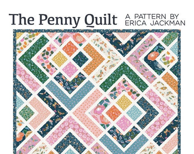 The Penny Quilt Quilt Pattern by Erica Jackman for Kitchen Etsy