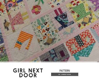 Girl Next Door pattern by Louise Papas from Jen Kingwell Designs