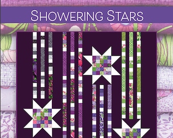 Showering Stars quilt Pattern From: Robin Pickens - Etsy