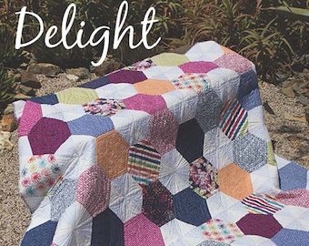 Delight quilt pattern from Jaybird Quilts