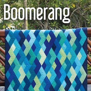 Boomerang quilt pattern from Jaybird Quilts