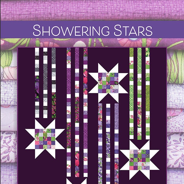 Showering Stars quilt pattern by Robin Pickens Quilt Patterns