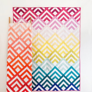 Cabin Peaks quilt pattern from Cotton & Joy