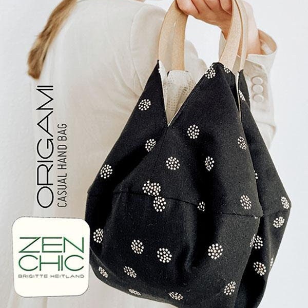 Origami Casual Hand Bag pattern (pattern only) by Brigitte Heitland for Zen Chic