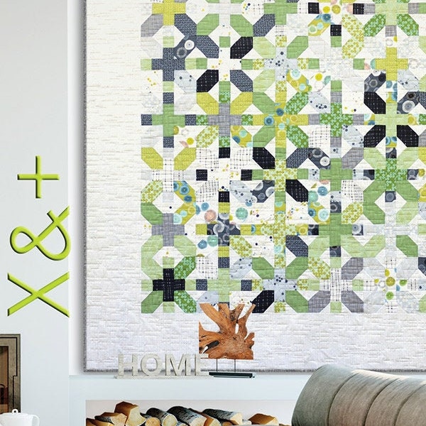 X & + quilt pattern by Brigitte Heitland from Zen Chic