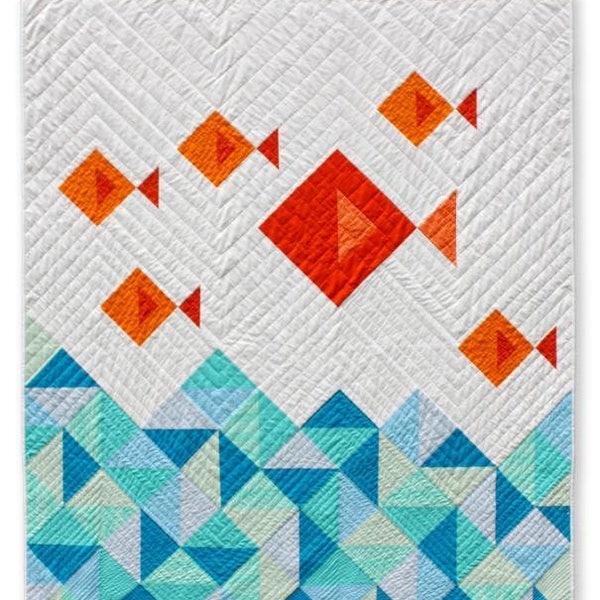 Little Fishes Quilt (pattern only) by Whole Circle Studio