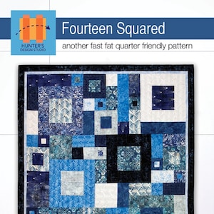 Fourteen Squared quilt pattern from Hunter's Design Studio